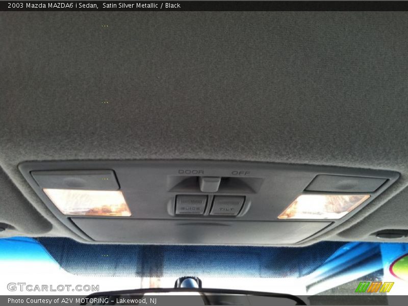 Satin Silver Metallic / Black 2003 Mazda MAZDA6 i Sedan