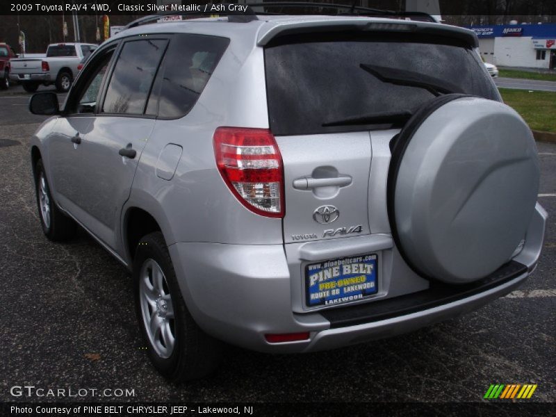 Classic Silver Metallic / Ash Gray 2009 Toyota RAV4 4WD