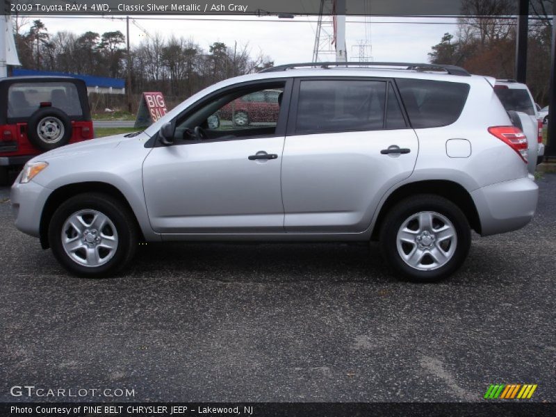 Classic Silver Metallic / Ash Gray 2009 Toyota RAV4 4WD