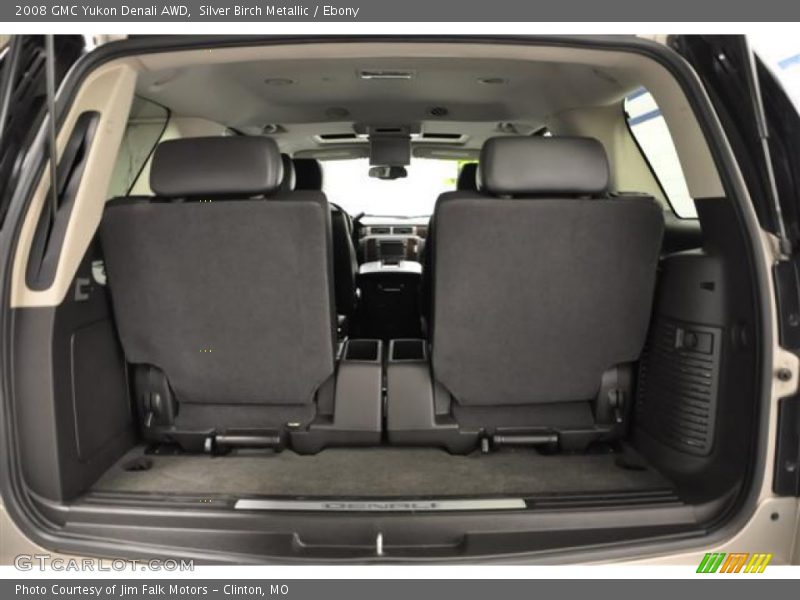 Silver Birch Metallic / Ebony 2008 GMC Yukon Denali AWD