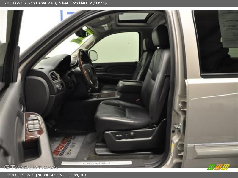 Silver Birch Metallic / Ebony 2008 GMC Yukon Denali AWD