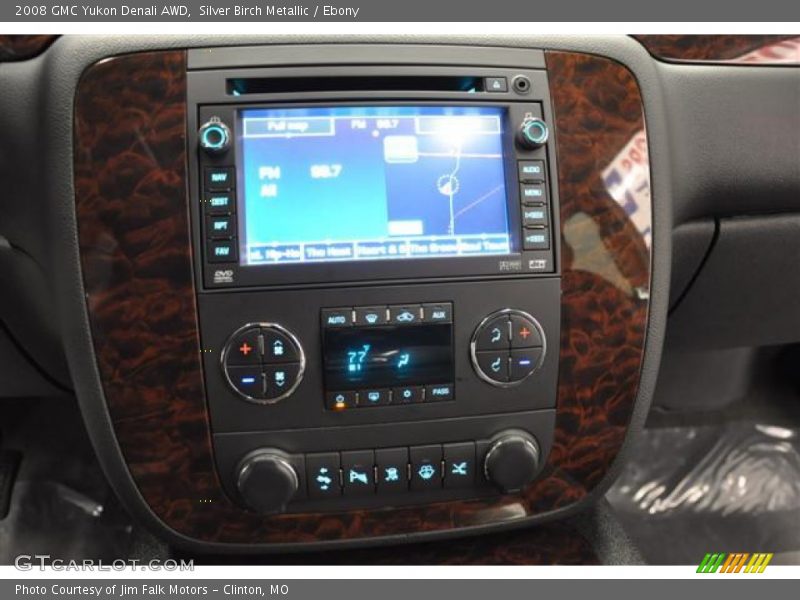 Silver Birch Metallic / Ebony 2008 GMC Yukon Denali AWD