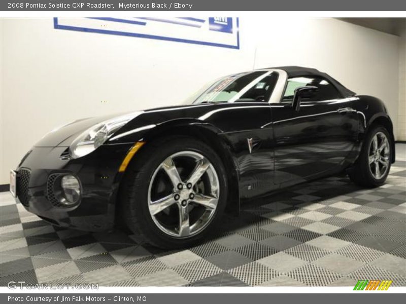 Mysterious Black / Ebony 2008 Pontiac Solstice GXP Roadster