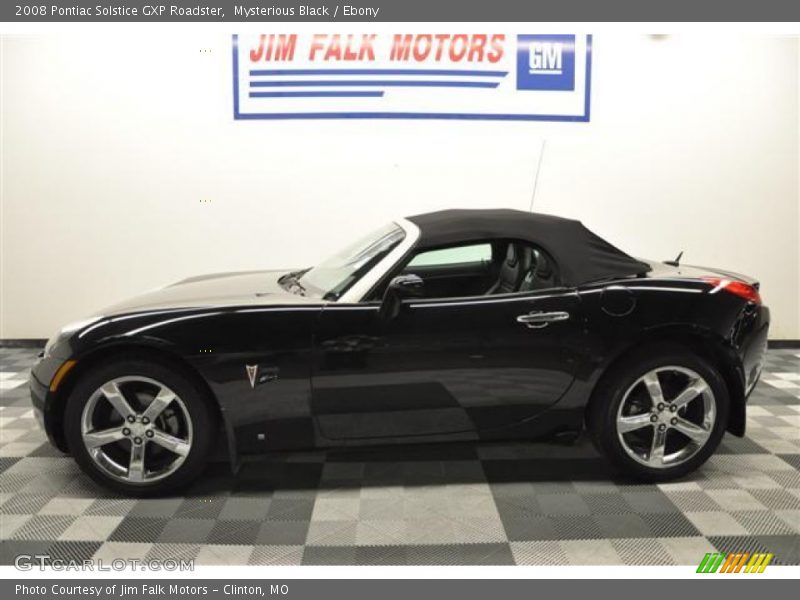 Mysterious Black / Ebony 2008 Pontiac Solstice GXP Roadster