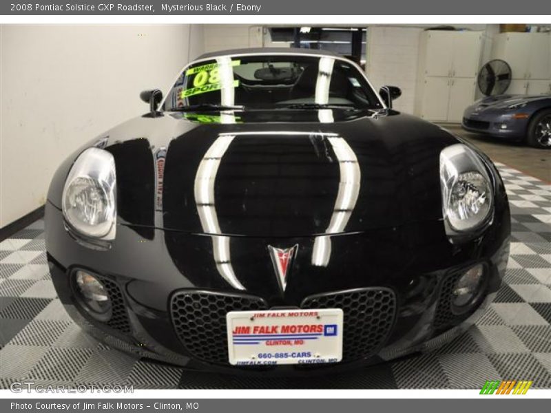 Mysterious Black / Ebony 2008 Pontiac Solstice GXP Roadster