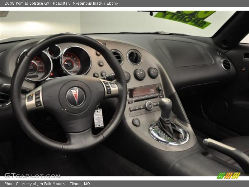 Mysterious Black / Ebony 2008 Pontiac Solstice GXP Roadster