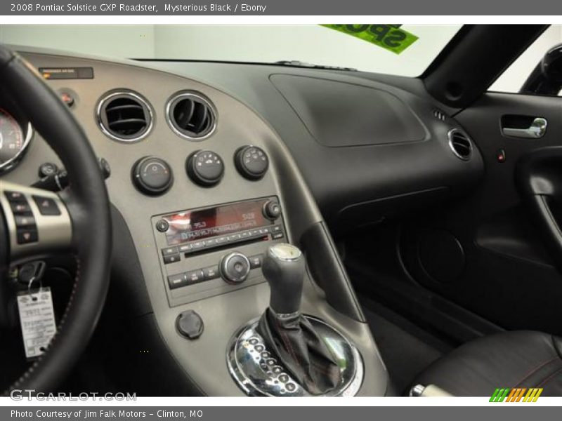 Mysterious Black / Ebony 2008 Pontiac Solstice GXP Roadster