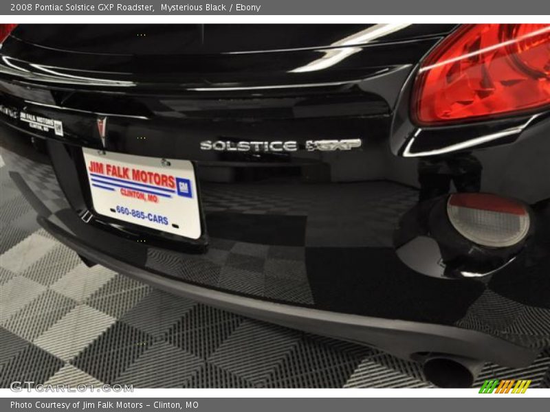 Mysterious Black / Ebony 2008 Pontiac Solstice GXP Roadster