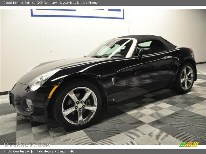 Mysterious Black / Ebony 2008 Pontiac Solstice GXP Roadster