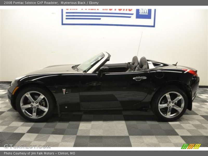 Mysterious Black / Ebony 2008 Pontiac Solstice GXP Roadster