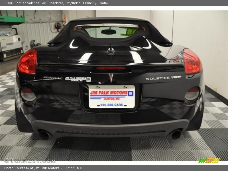 Mysterious Black / Ebony 2008 Pontiac Solstice GXP Roadster