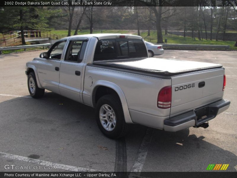 Black / Dark Slate Gray 2002 Dodge Dakota Sport Quad Cab