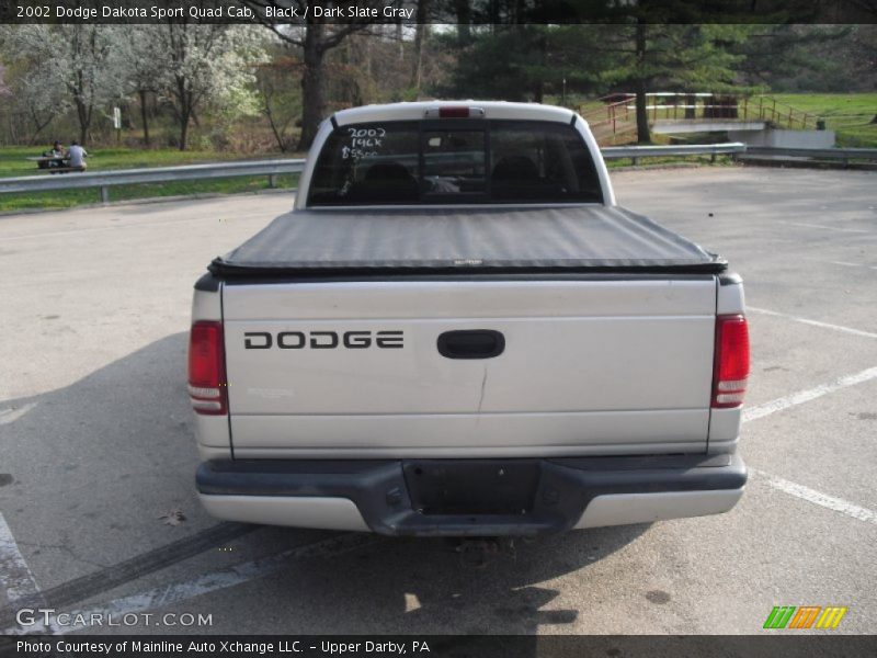 Black / Dark Slate Gray 2002 Dodge Dakota Sport Quad Cab