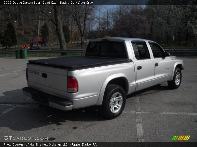 Black / Dark Slate Gray 2002 Dodge Dakota Sport Quad Cab