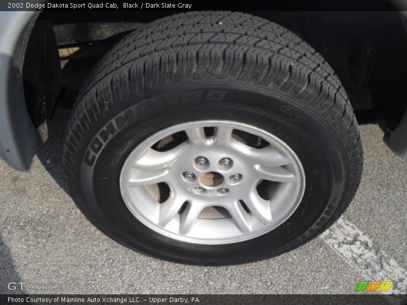 Black / Dark Slate Gray 2002 Dodge Dakota Sport Quad Cab