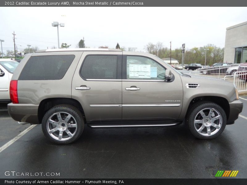 Mocha Steel Metallic / Cashmere/Cocoa 2012 Cadillac Escalade Luxury AWD