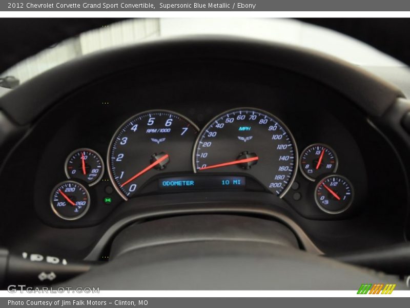  2012 Corvette Grand Sport Convertible Grand Sport Convertible Gauges