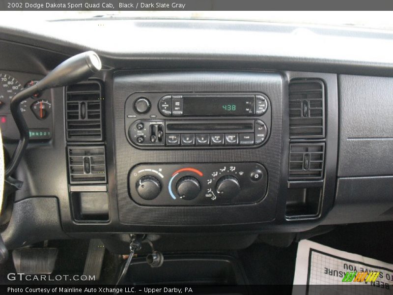Black / Dark Slate Gray 2002 Dodge Dakota Sport Quad Cab