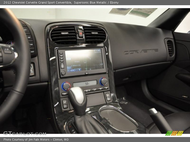Supersonic Blue Metallic / Ebony 2012 Chevrolet Corvette Grand Sport Convertible