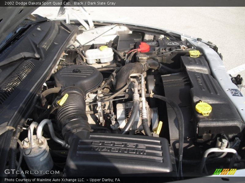 Black / Dark Slate Gray 2002 Dodge Dakota Sport Quad Cab
