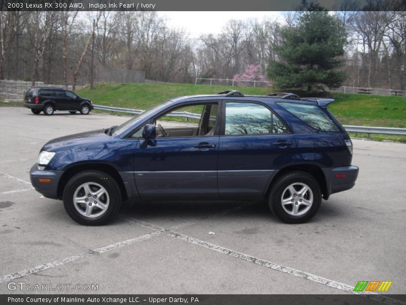 Indigo Ink Pearl / Ivory 2003 Lexus RX 300 AWD