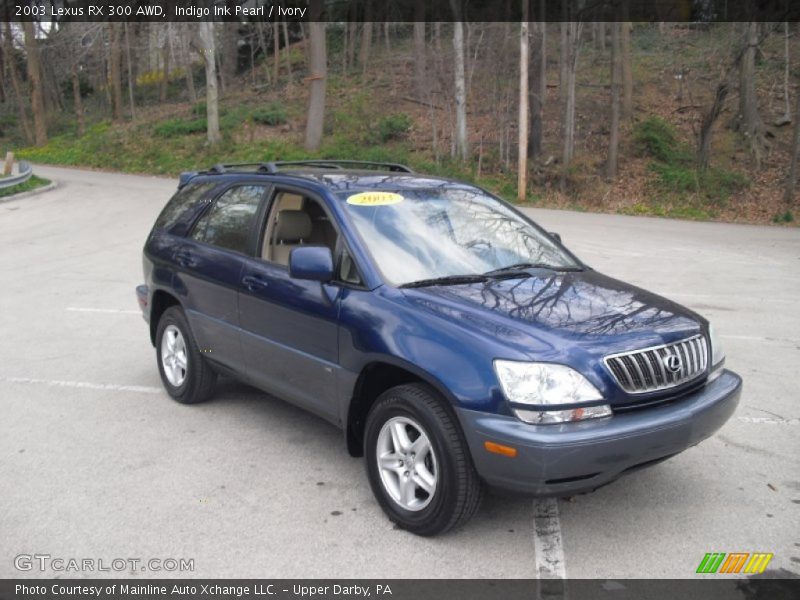 Indigo Ink Pearl / Ivory 2003 Lexus RX 300 AWD