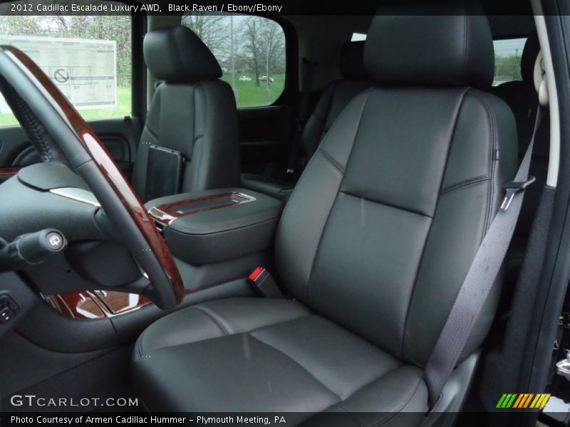 Black Raven / Ebony/Ebony 2012 Cadillac Escalade Luxury AWD