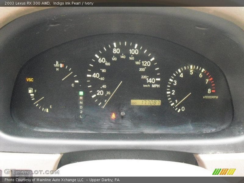 Indigo Ink Pearl / Ivory 2003 Lexus RX 300 AWD