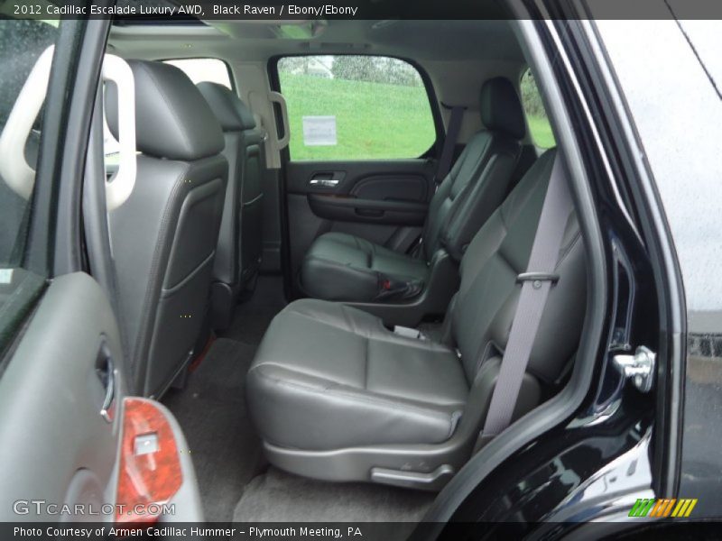 Rear Seat of 2012 Escalade Luxury AWD