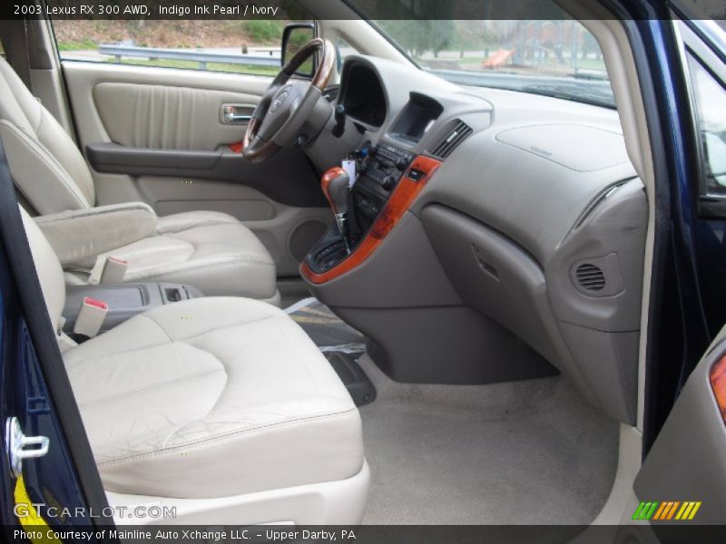 Indigo Ink Pearl / Ivory 2003 Lexus RX 300 AWD