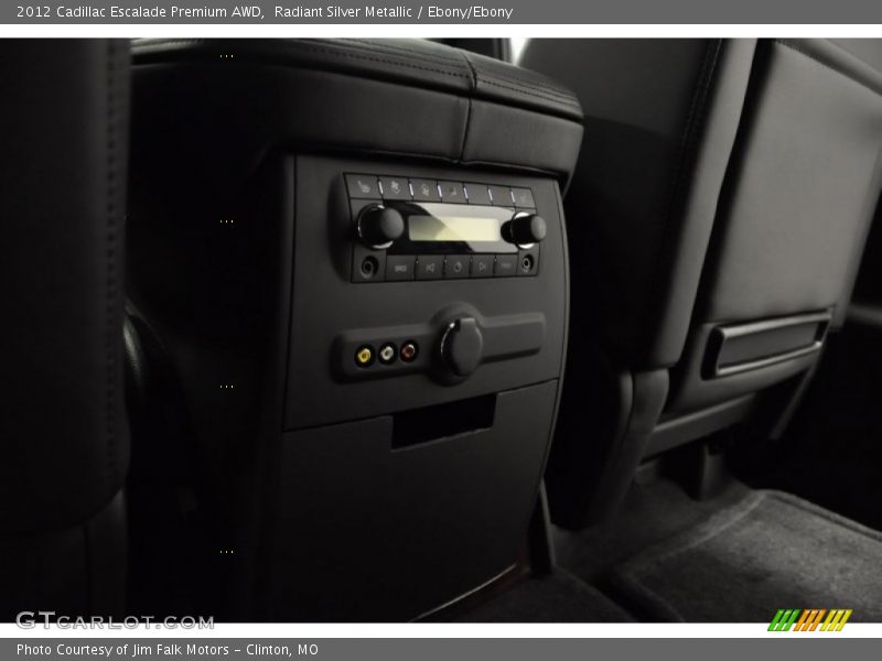 Radiant Silver Metallic / Ebony/Ebony 2012 Cadillac Escalade Premium AWD