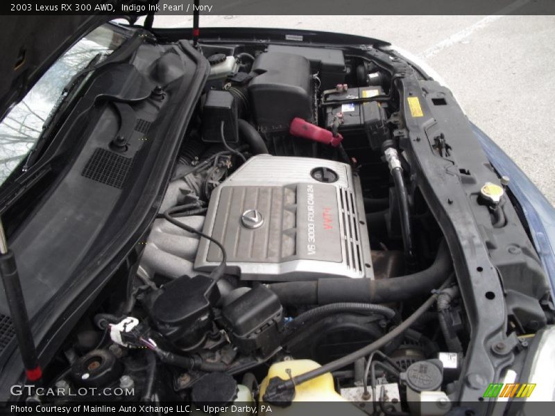 Indigo Ink Pearl / Ivory 2003 Lexus RX 300 AWD