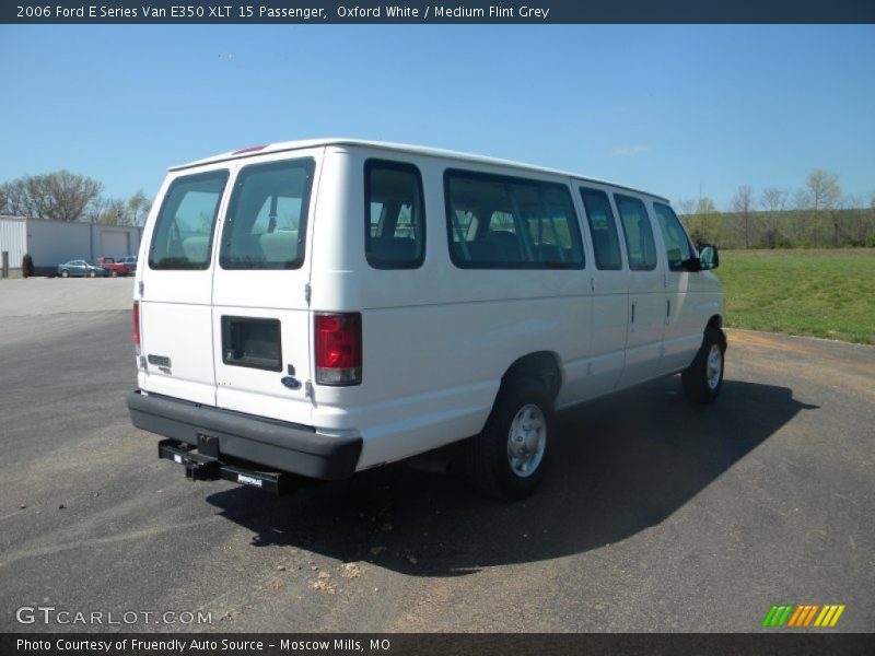 Oxford White / Medium Flint Grey 2006 Ford E Series Van E350 XLT 15 Passenger
