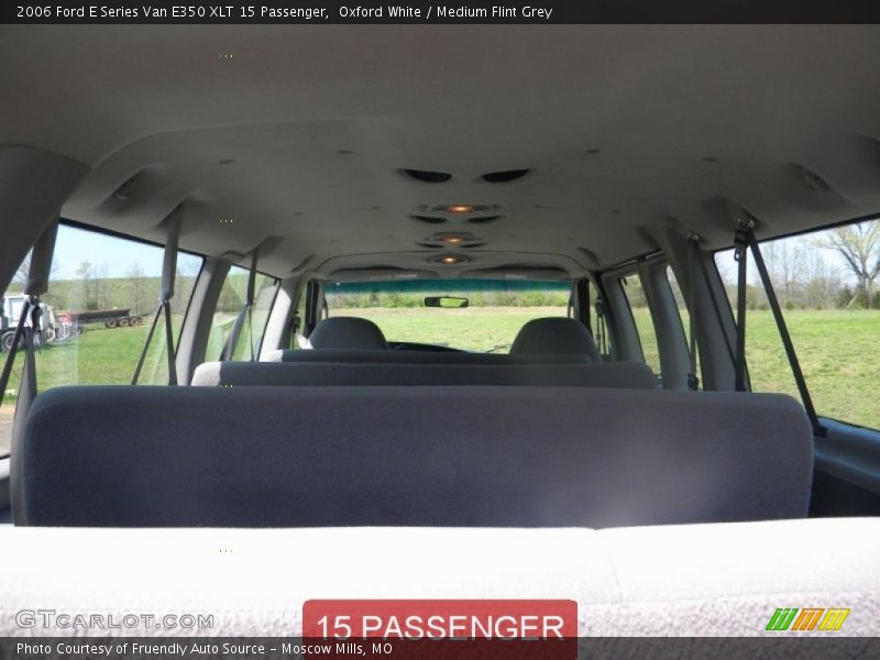 Oxford White / Medium Flint Grey 2006 Ford E Series Van E350 XLT 15 Passenger