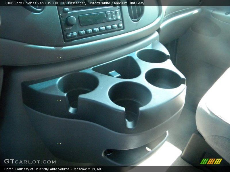 Oxford White / Medium Flint Grey 2006 Ford E Series Van E350 XLT 15 Passenger