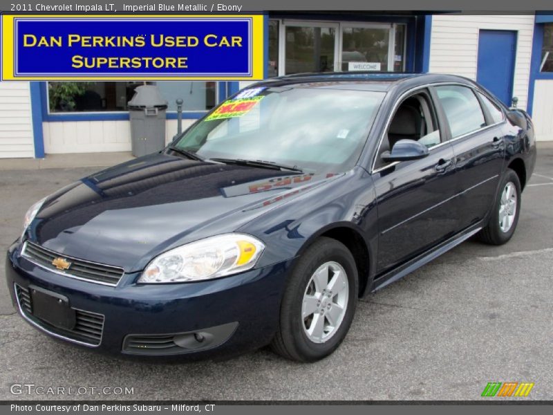 Imperial Blue Metallic / Ebony 2011 Chevrolet Impala LT