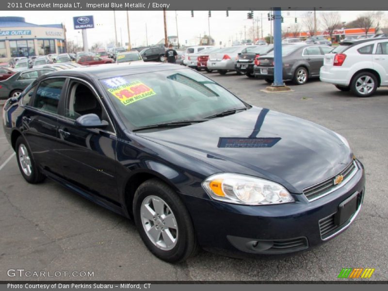 Imperial Blue Metallic / Ebony 2011 Chevrolet Impala LT