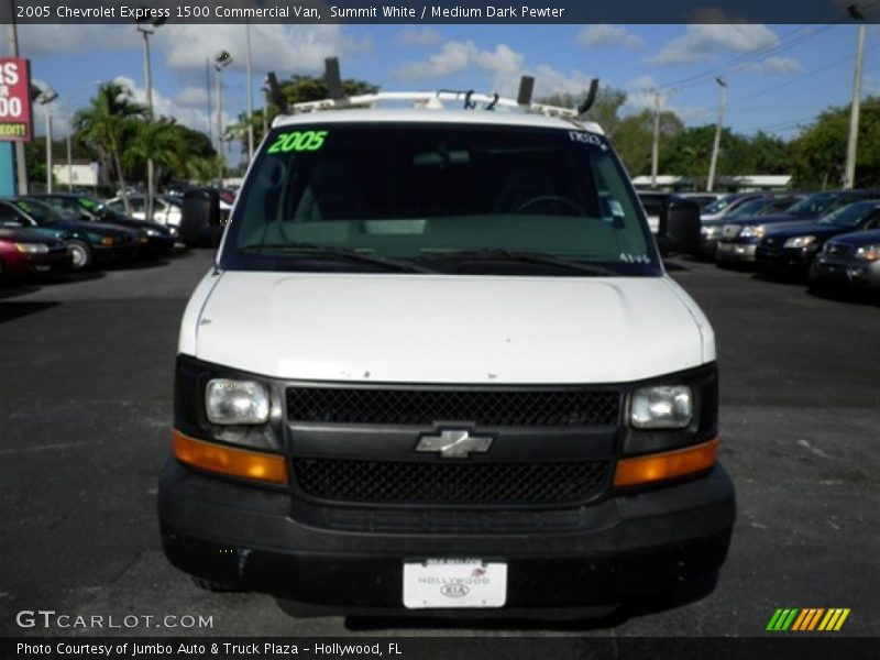 Summit White / Medium Dark Pewter 2005 Chevrolet Express 1500 Commercial Van