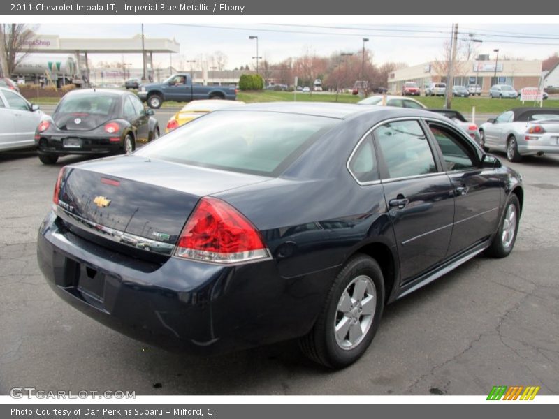 Imperial Blue Metallic / Ebony 2011 Chevrolet Impala LT
