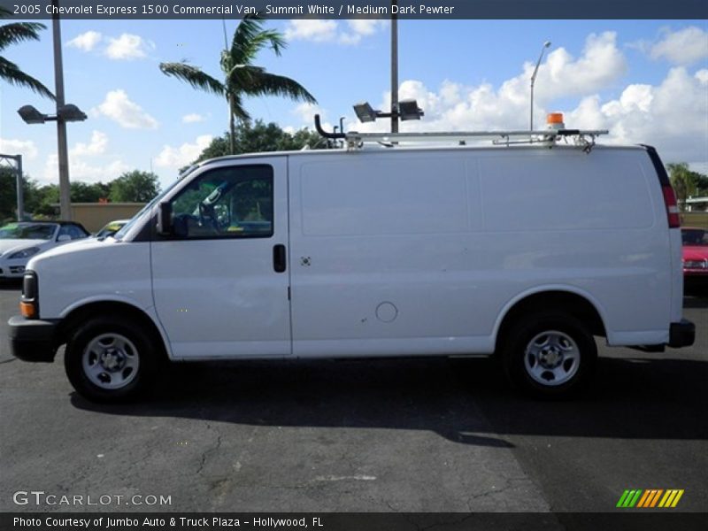 Summit White / Medium Dark Pewter 2005 Chevrolet Express 1500 Commercial Van