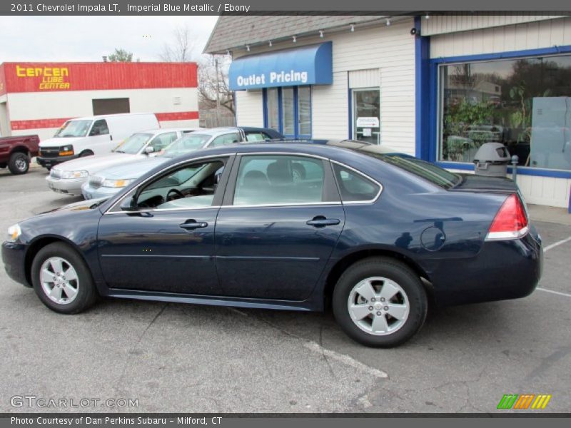 Imperial Blue Metallic / Ebony 2011 Chevrolet Impala LT