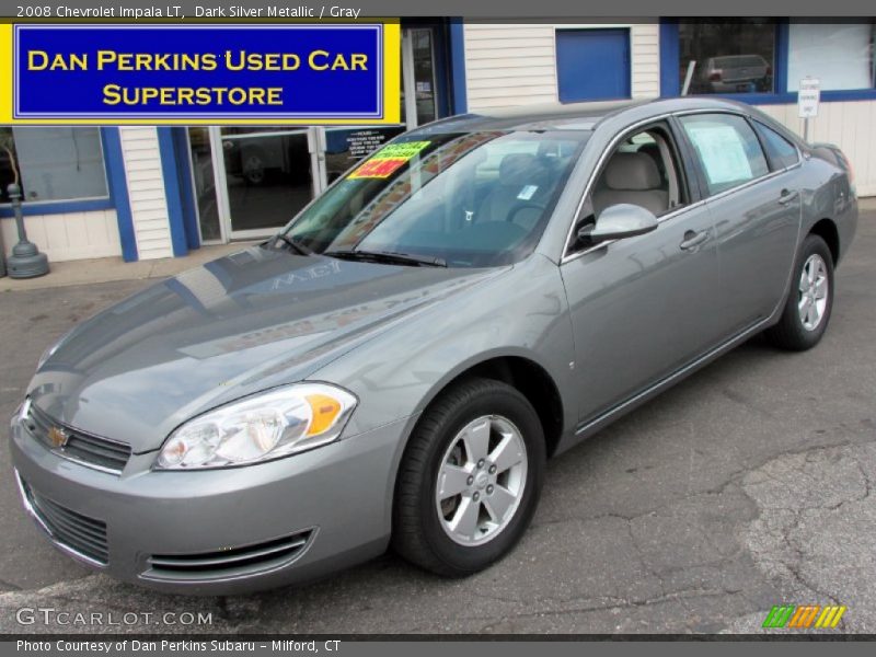 Dark Silver Metallic / Gray 2008 Chevrolet Impala LT