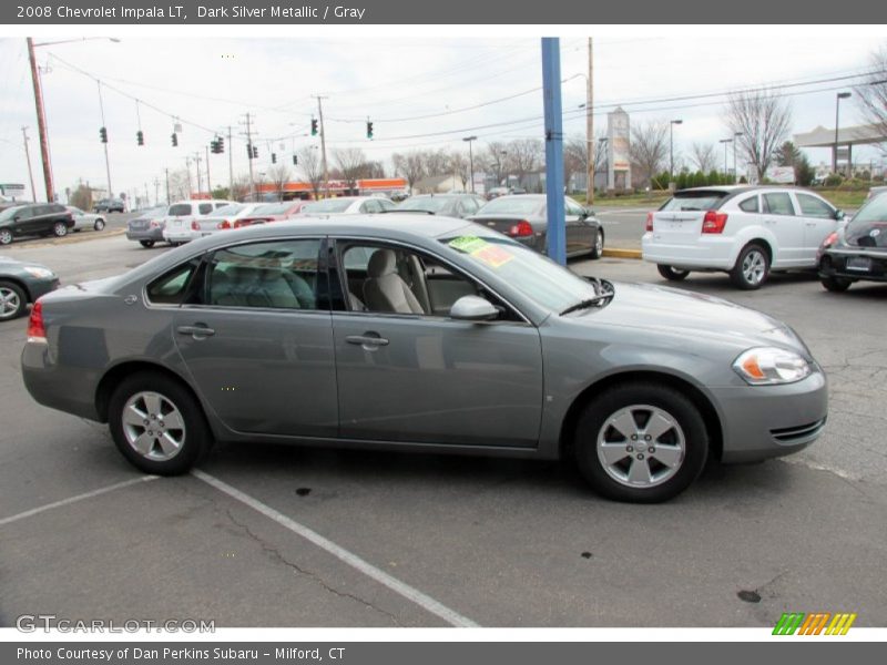 Dark Silver Metallic / Gray 2008 Chevrolet Impala LT