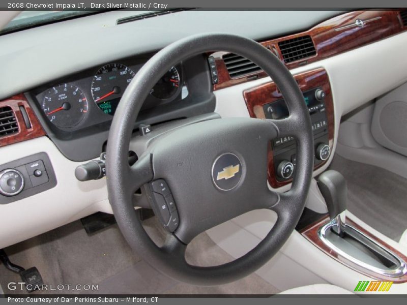 Dark Silver Metallic / Gray 2008 Chevrolet Impala LT