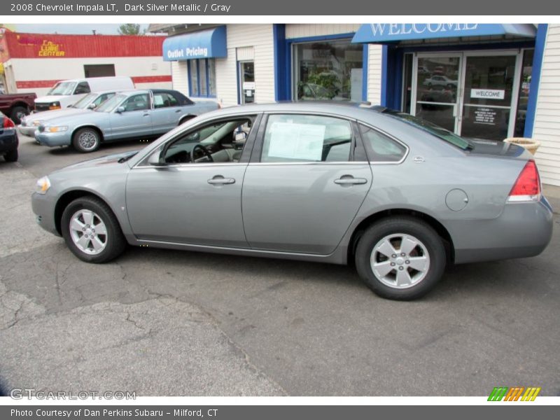 Dark Silver Metallic / Gray 2008 Chevrolet Impala LT