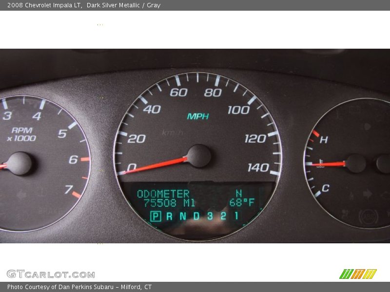 Dark Silver Metallic / Gray 2008 Chevrolet Impala LT