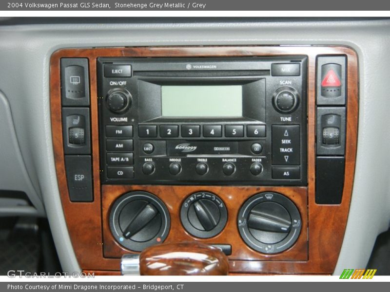 Controls of 2004 Passat GLS Sedan