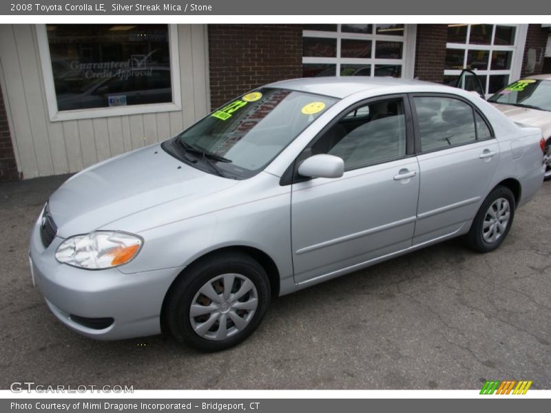 Silver Streak Mica / Stone 2008 Toyota Corolla LE