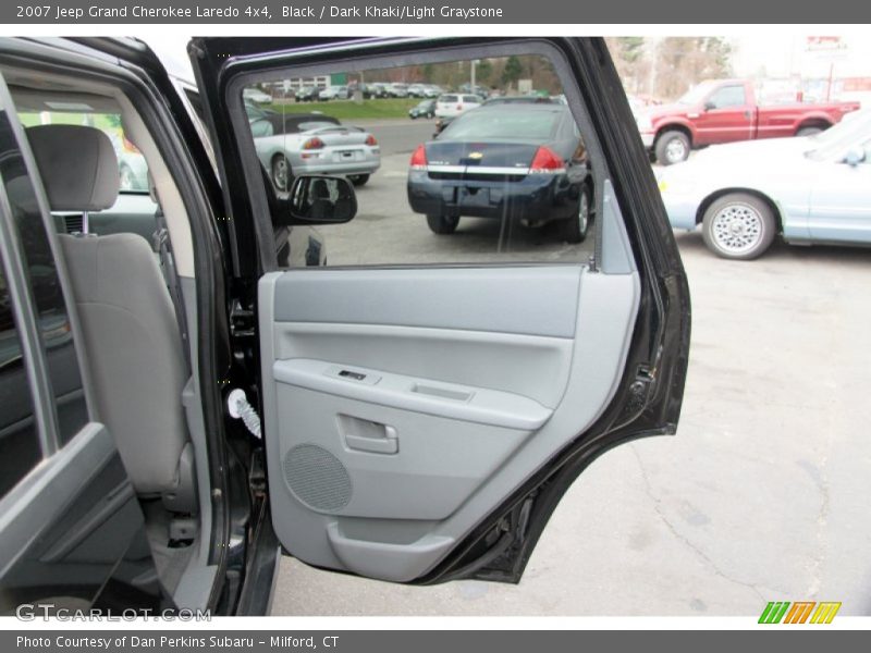 Black / Dark Khaki/Light Graystone 2007 Jeep Grand Cherokee Laredo 4x4