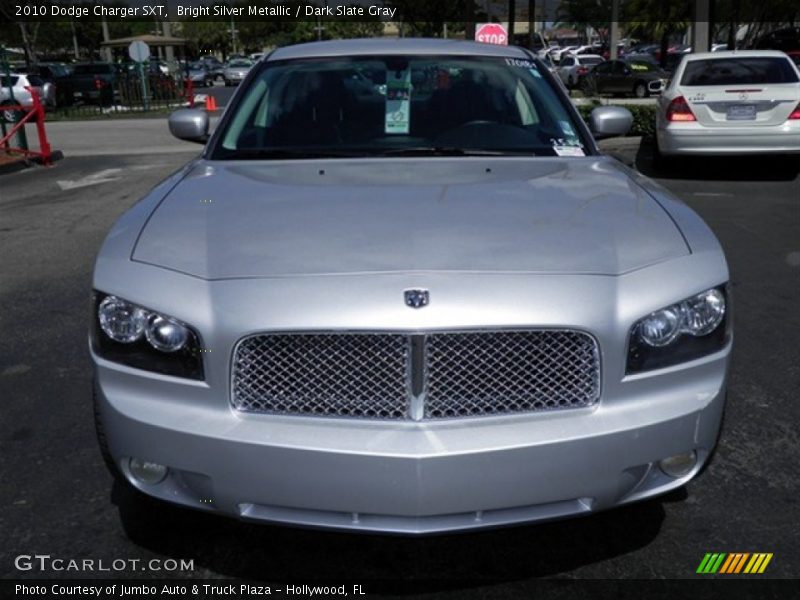 Bright Silver Metallic / Dark Slate Gray 2010 Dodge Charger SXT